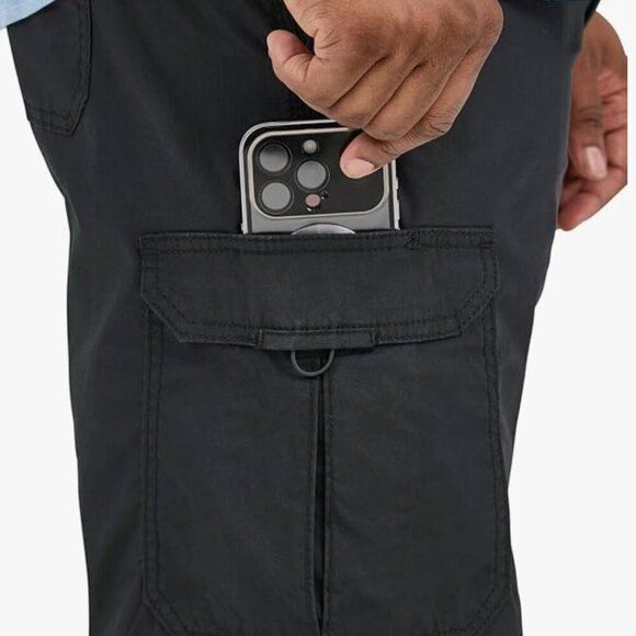 NWT Lee Men's Big & Tall Extreme Motion Crossroad Cargo Short, black, 50 - Picture 6 of 7